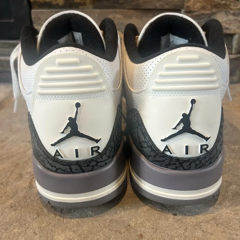 Nike Air Jordan 3 Retro Shoes 'Cement Grey' (2024) CT8532-106 Men's Size 13